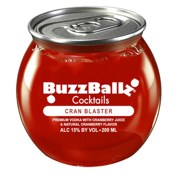 Buzz Ballz Cran Blaster Cocktail 200ml Bundle 24-Pack