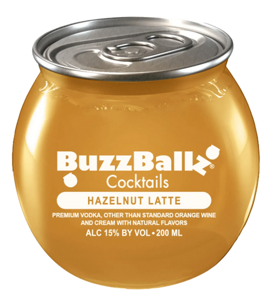 Buzz Ballz Hazelnut Latte Cocktails 200ml Bundle 24-Pack