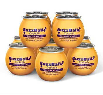Buzz Ballz Passionfruit Martini Cocktail 200ml Bundle 24-Pack