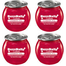Buzz Ballz Strawberry Rita Cocktails 200ml Bundle 4-Pack