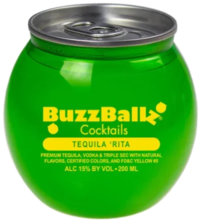 Buzz Ballz Tequila Rita Cocktails 200ml Bundle 48-Pack