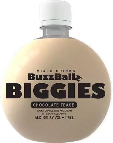 Buzz Ballz Biggies Choclate Tease 1.75Lt Bundle 3-Pack