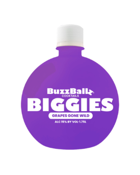 Buzz Ballz Biggies Grapes Gone Wild Ready to Go Cocktail 1.75Lt Bundle 3-Pack