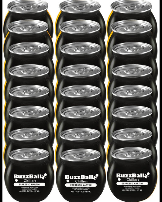 Buzz Ballz Espresso Martini Cocktail 200ml Bundle 24-Pack
