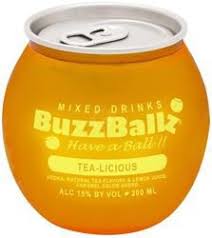 Buzz Ballz Tea Licious Cocktail 200ml Bundle 24-Pack