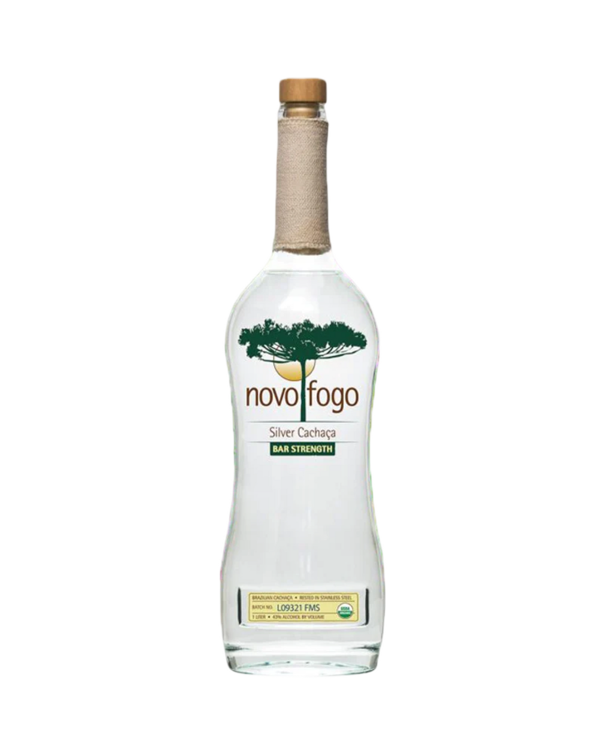 Novo Fogo Bar Strength Silver Cachaca 1Lt