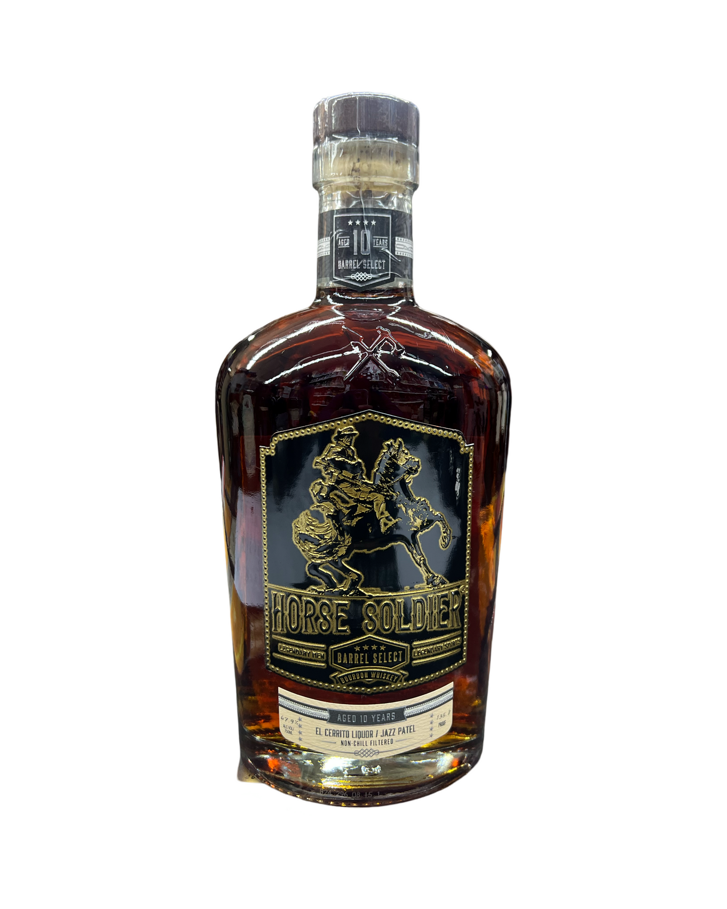 Horse Soldier Aged 10 Year Old Barrel Select Cask Strength El Cerrito Liquor Store Pick Bourbon Whisky