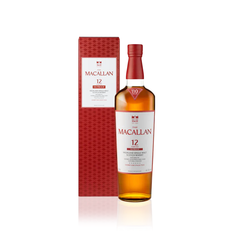 Macallan Sherry Oak Cask 12 Year Old Single Malt Scotch Whisky 750ml