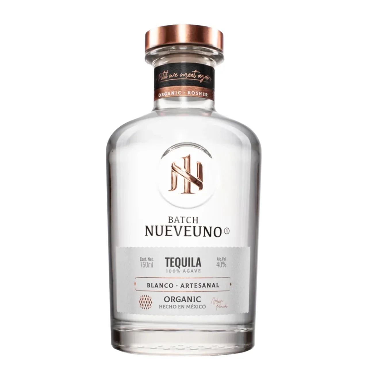 Nueveuno Blanco Organic Tequila 750ml