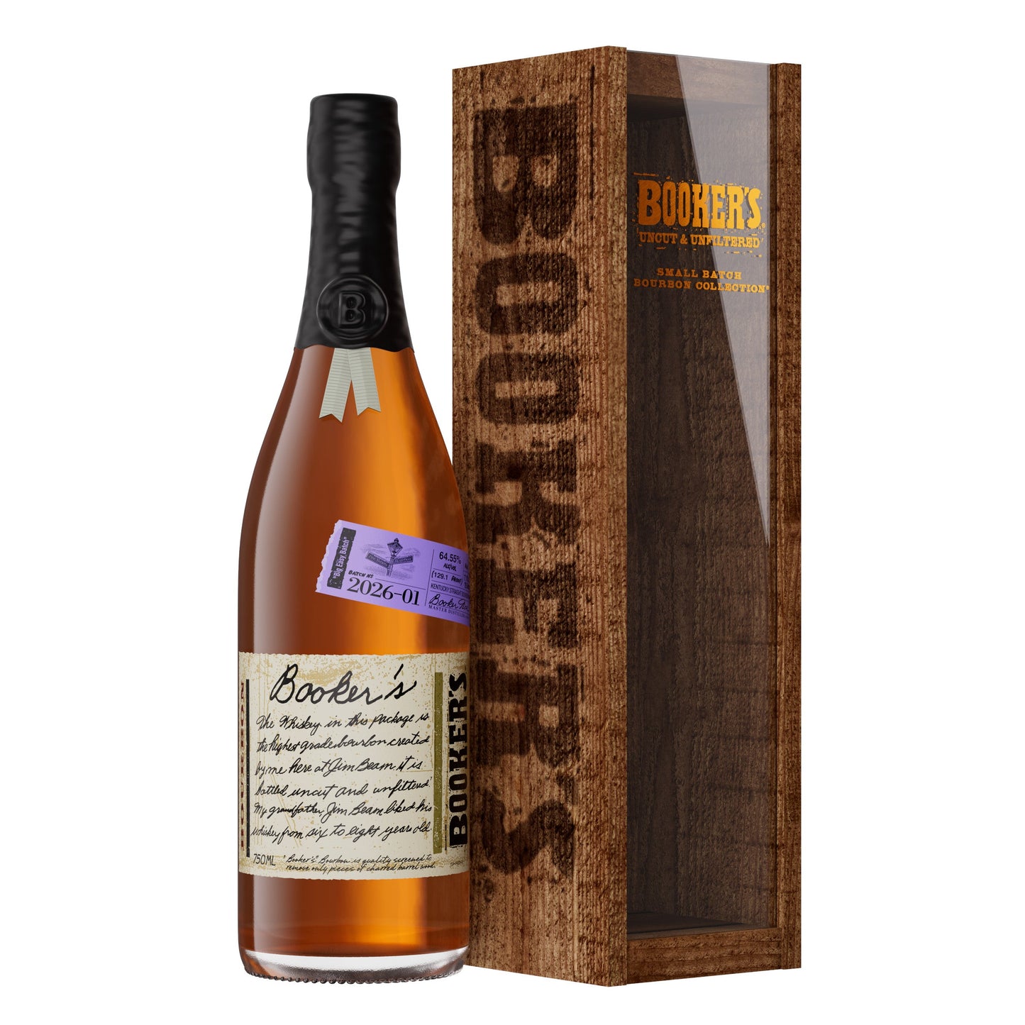 Booker's Bourbon Batch 2026-01, "Big Easy Batch 750ml - Pre Sale