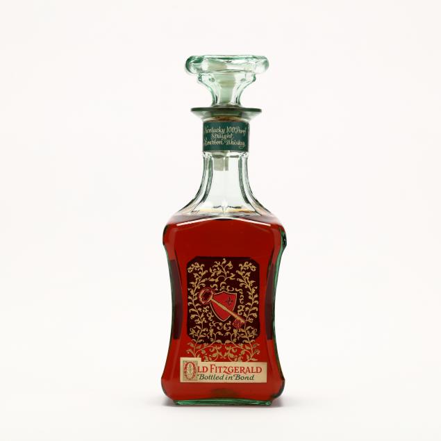 1967-1974 Old Fitzgerald Bottled in Bond Hospitality Decanter 4/5 Quart