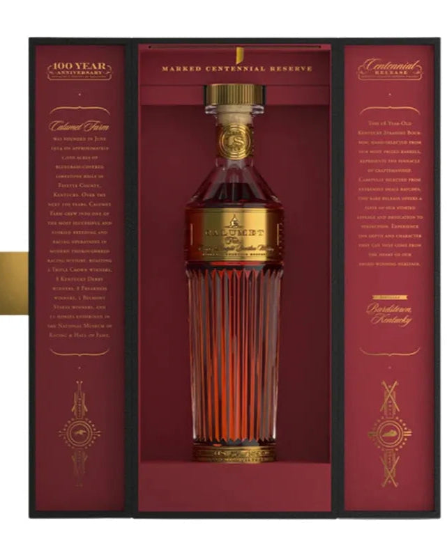 Calumet Farm 18 Year Old 100th Anniversary Trophy Decanter Kentucky Straight Bourbon Whiskey