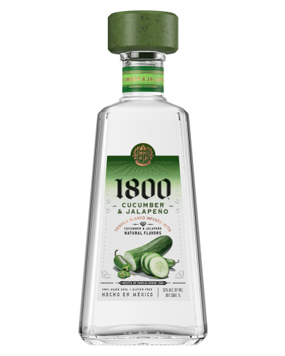 Casa Cuervo 1800 Cucumber - Jalapeno Tequila 1Lt