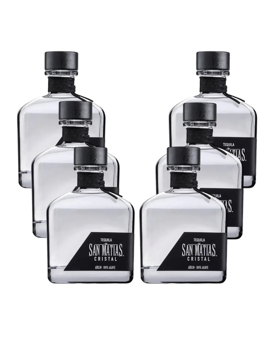 Casa San Matias Cristal Anejo Tequila Bottle 6-Pack
