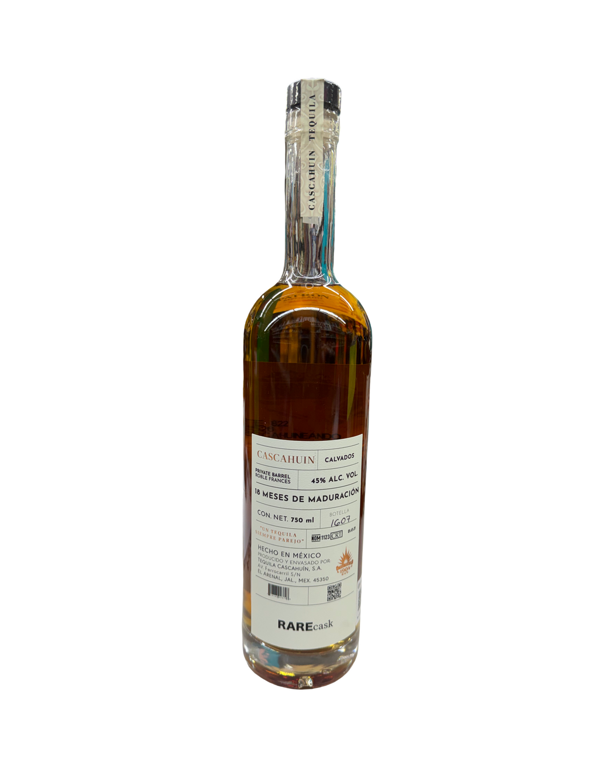Cascahuin Calvados Finish Rare Cask Private Barrel Anejo Tequila