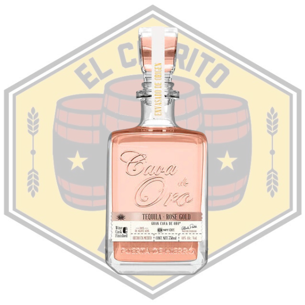 Cava De Oro Rose Gold Tequila 750ml