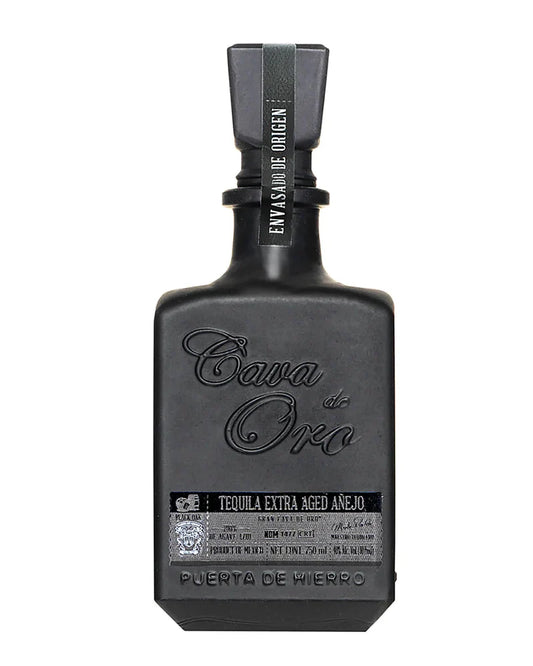 Cava de Oro Black Extra Anejo Tequila 750ml
