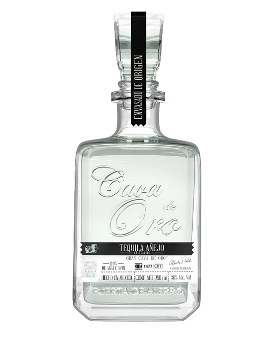 Cava de Oro Cristal Anejo Tequila 750ml