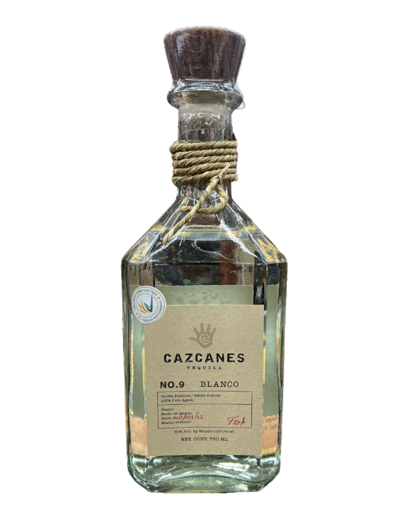 Cazcanes No.9  Blanco Tequila 750ml