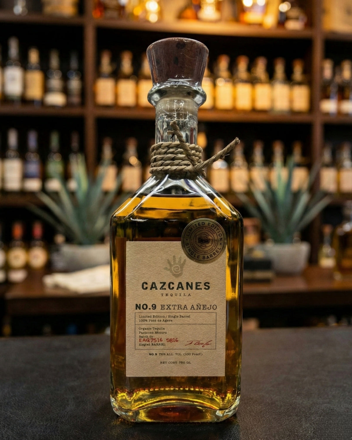 Cazcanes No.9 El Cerrito Liquor Store Pick Extra Anejo Tequila 750ml