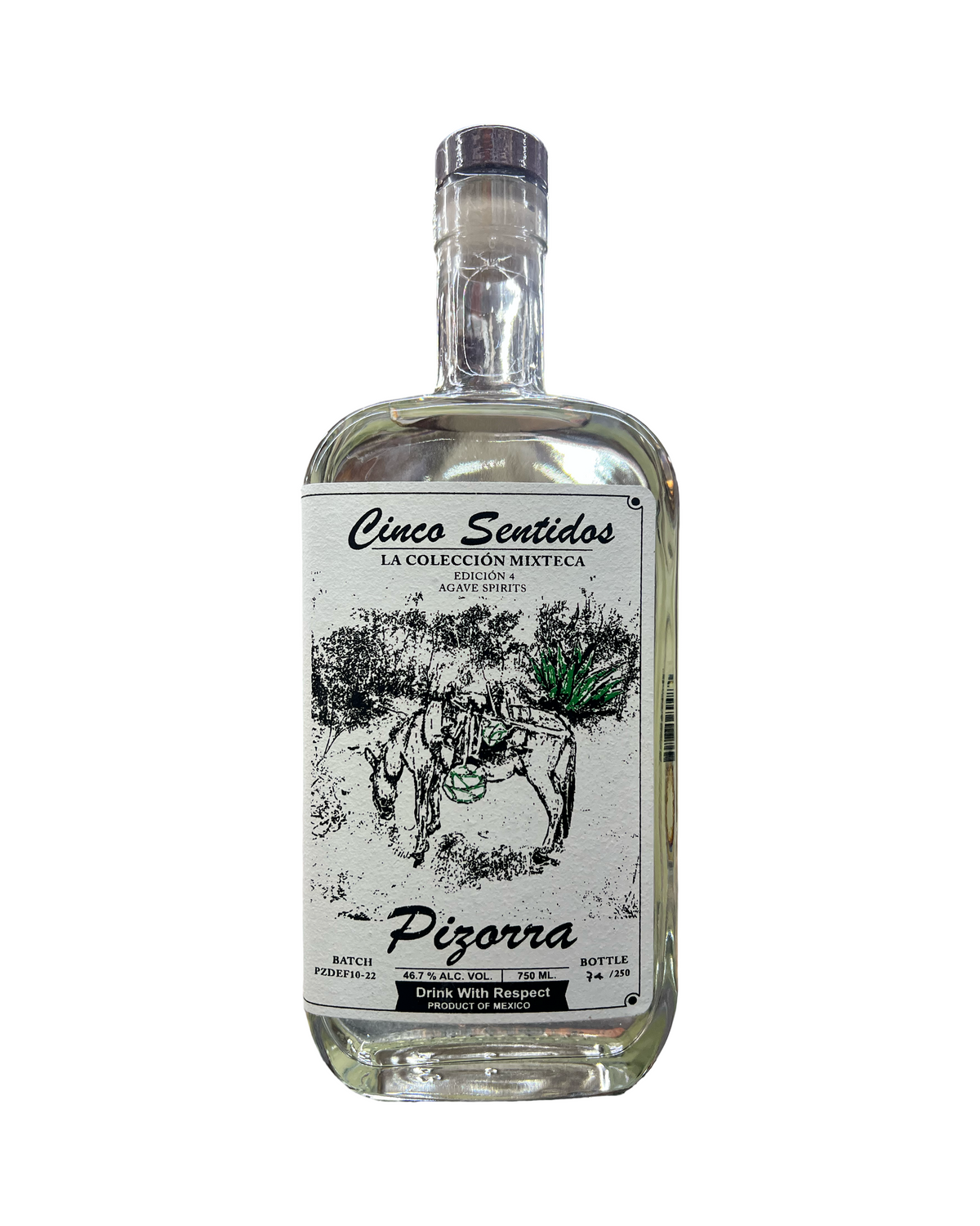 Cinco Sentidos Pizorra Agave Spirit 750ml