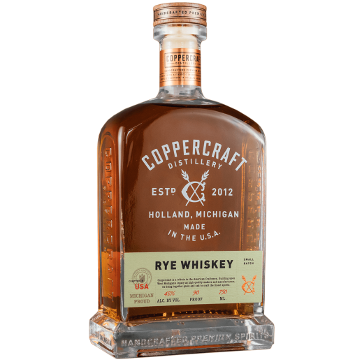 Coppercraft Distillery Straight Rye Whiskey 750ml
