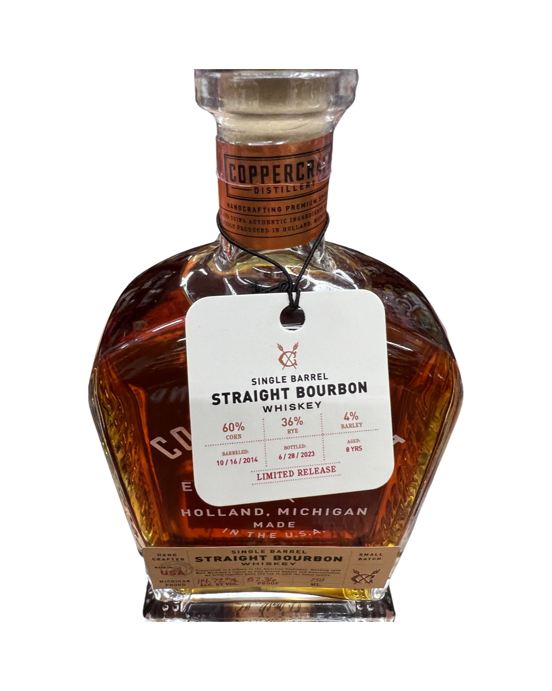 Coppercraft Single Barrel El Cerrito Liquor Store Pick 8 Year Old MGP Straight Bourbon 750ml