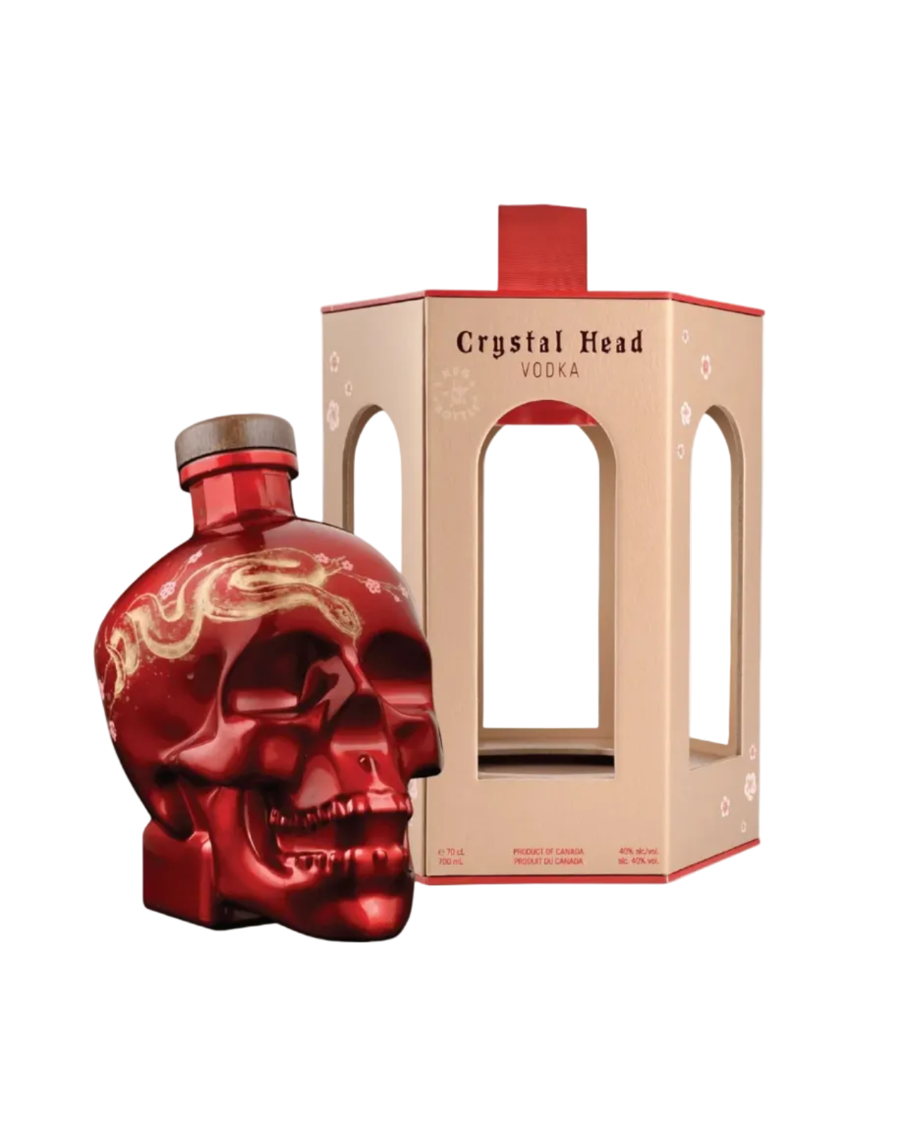 Crystal Head Lunar New Year Snake Edition Vodka 750ml With Lantern 750ml