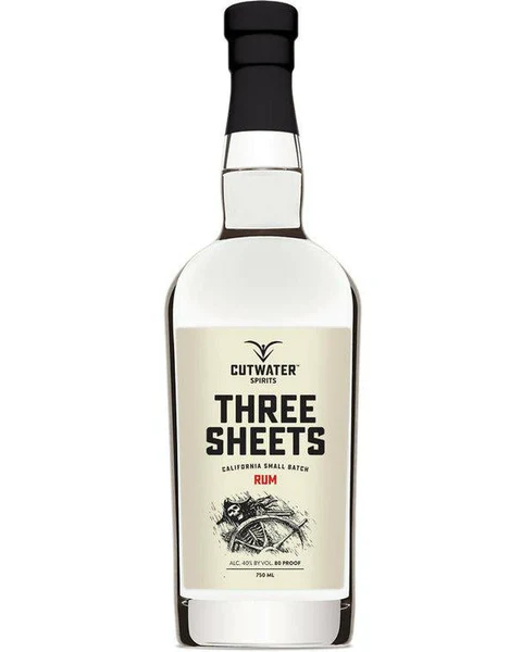 Cutwater Spirits Three Sheets California Small Batch Rum 750ml