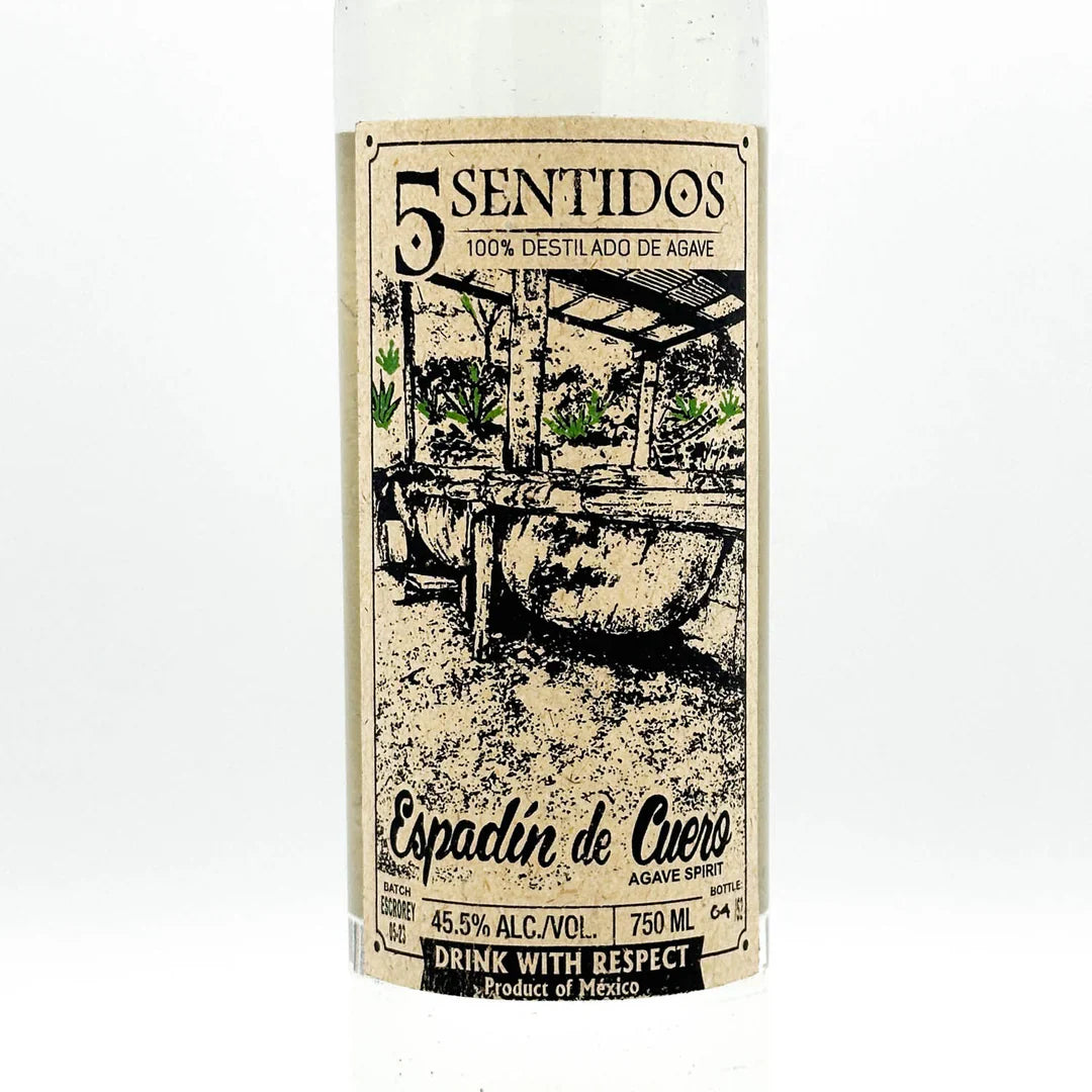 5 SENTIDOS ESPADIN DE CUERO Mezcal 750ml