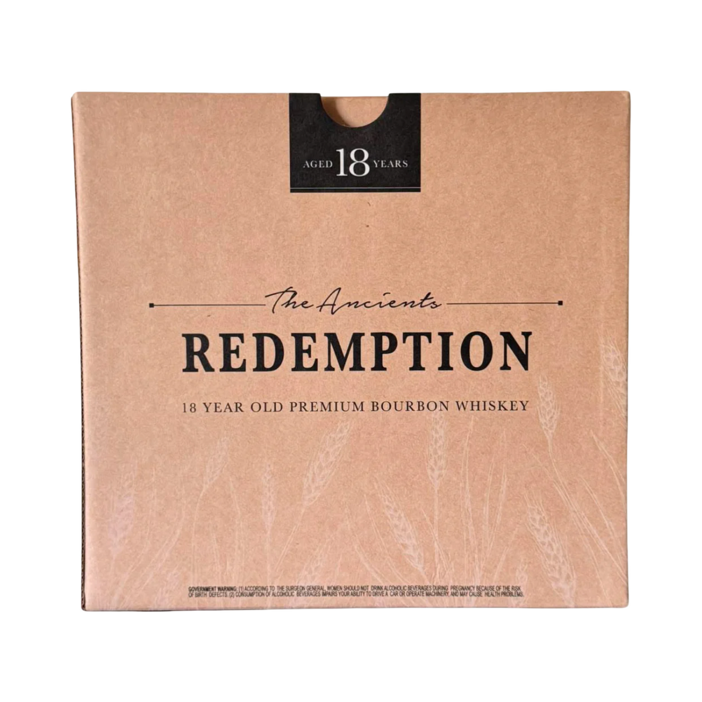 Redemption The Ancients 18 Year Old Barrel Proof Premium Bourbon Whiskey