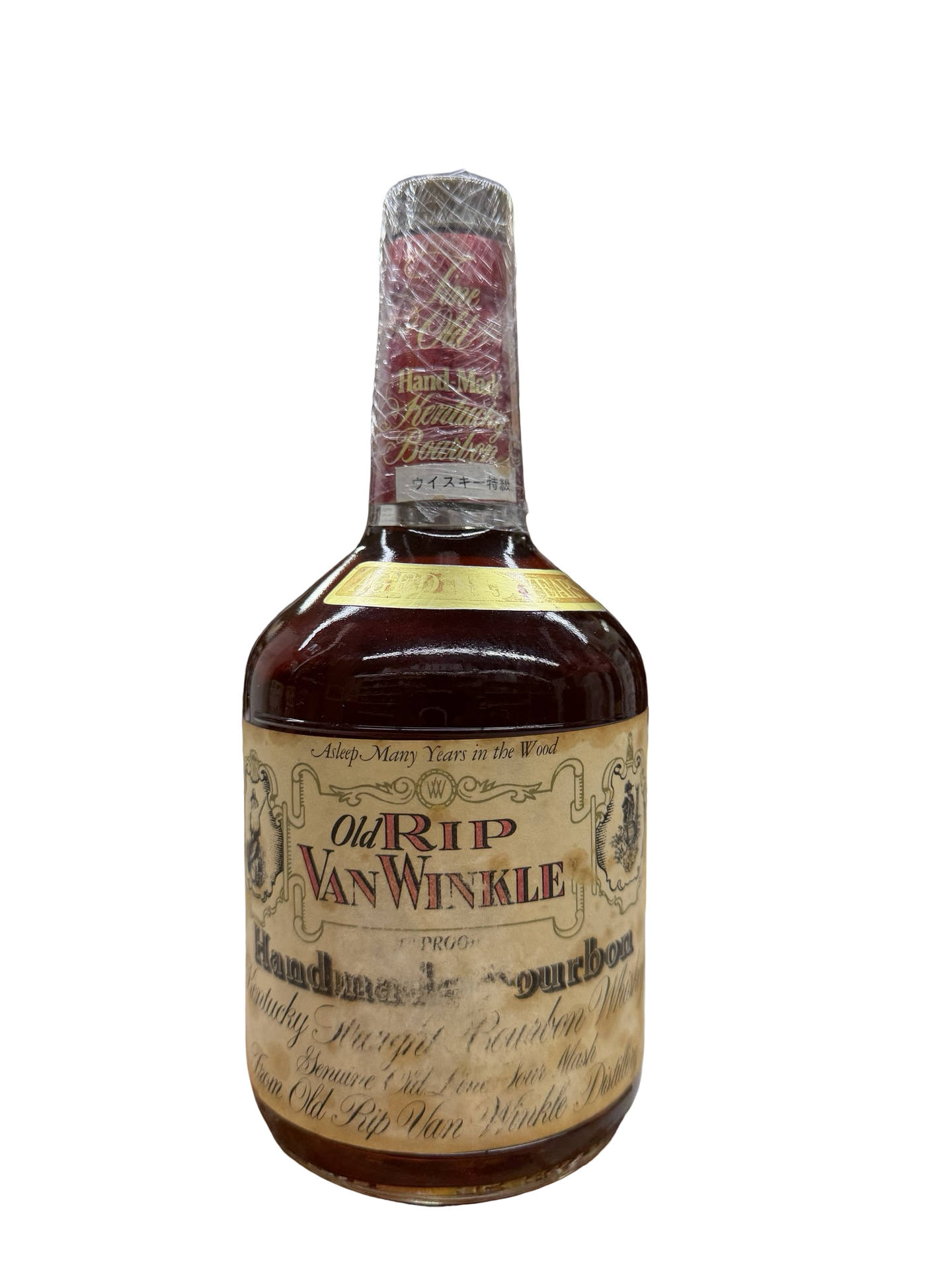 Old Rip Van Winkle Japanese Export 90 Proof Bourbon late 1970s–early 1980s Stitzel-Weller