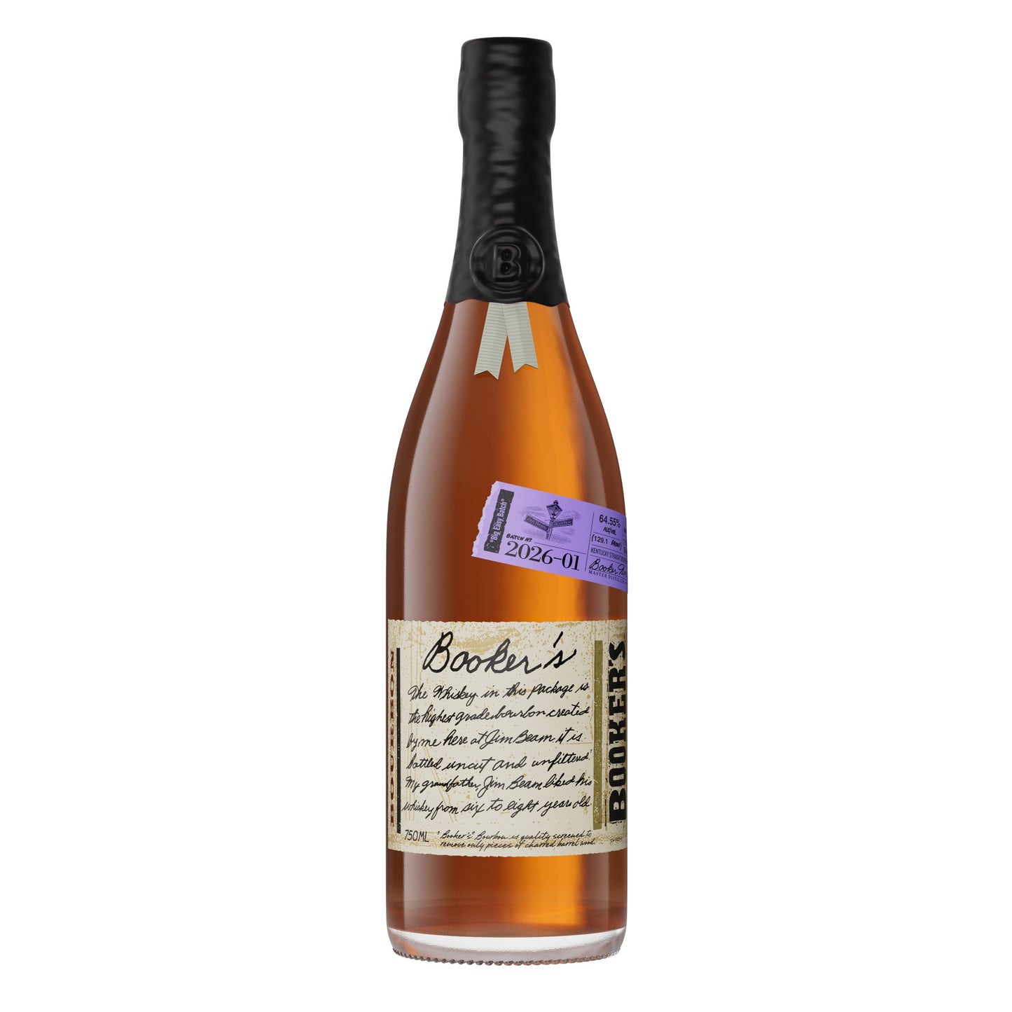 Booker's Bourbon Batch 2026-01, "Big Easy Batch 750ml - Pre Sale