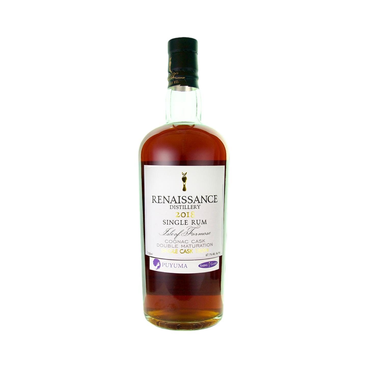 Raising Glasses Renaissance Puyuma Taiwanese Rum- 6yr Single Cognac Cask #18094- 67.1% 700ml