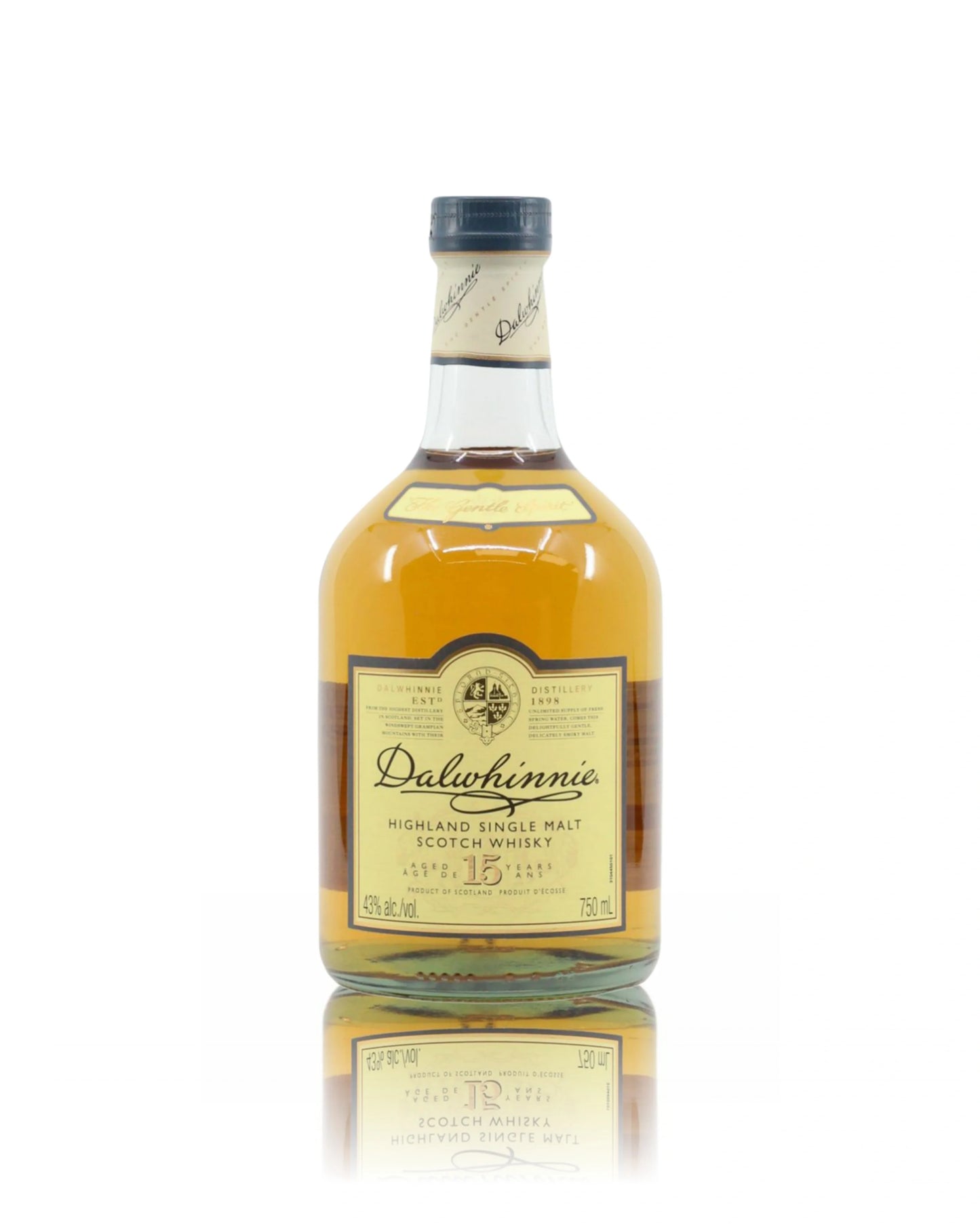 Dalwhinnie 15 Year Old Single Malt Scotch Whisky 750ml