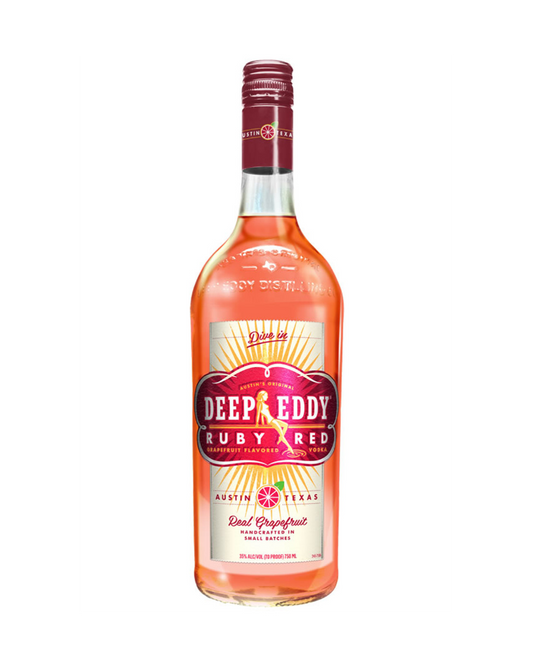 Deep Eddy Ruby Red Real Grapefruit Vodka 750ml