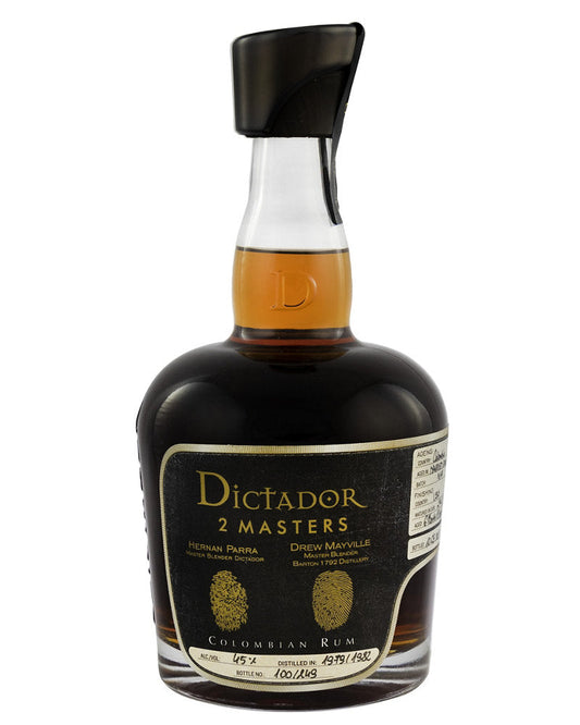 Dictador 2 Masters Barton Straight Rye Cask 36 Year Old Rum 750ml