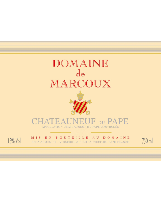 2020 Domaine de Marcoux Chateauneuf du Pape Rouge 750ml