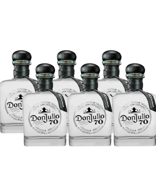 Don Julio 70 Limited Edition 70th Anniversary Claro Anejo Tequila 50ml 6-Pack