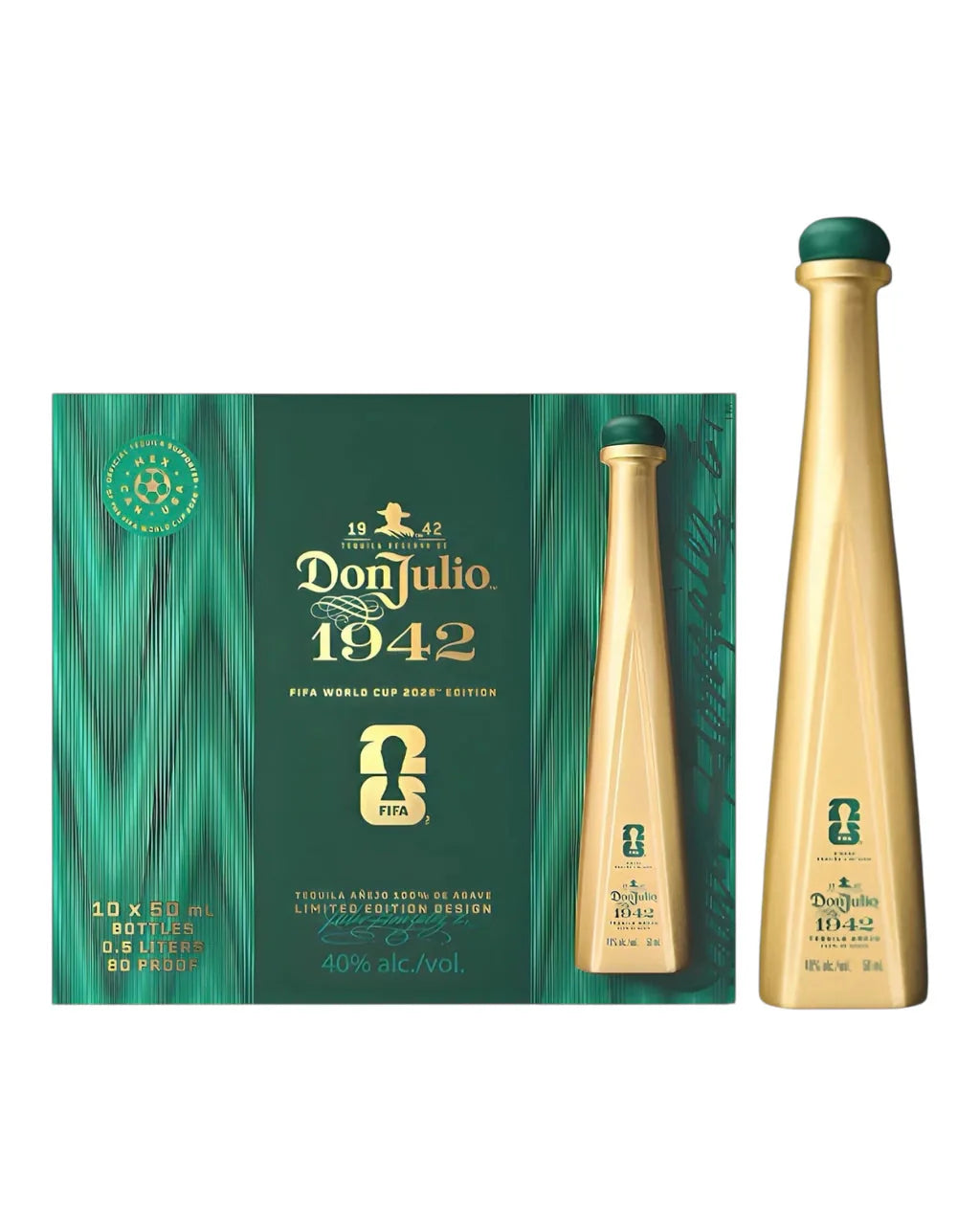 Don Julio Anejo 1942 FIFA World Cup 2026 Limited Edition Tequila 10pk/50ml