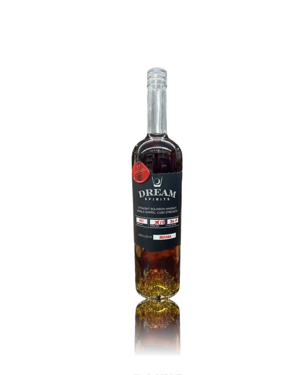 Dream Spirits Single Barrel Cask Strength Aged 12 Year Old Barrel No. 451 El Cerrito Liquor Store Pick Straight Bourbon Whiskey 750ml