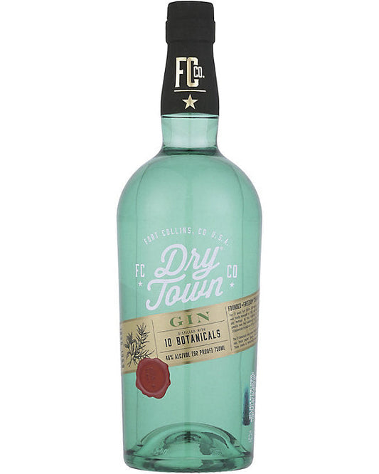 Dry Town 10 Botanicals Distilled from Four Grain Dry Gin 750ml