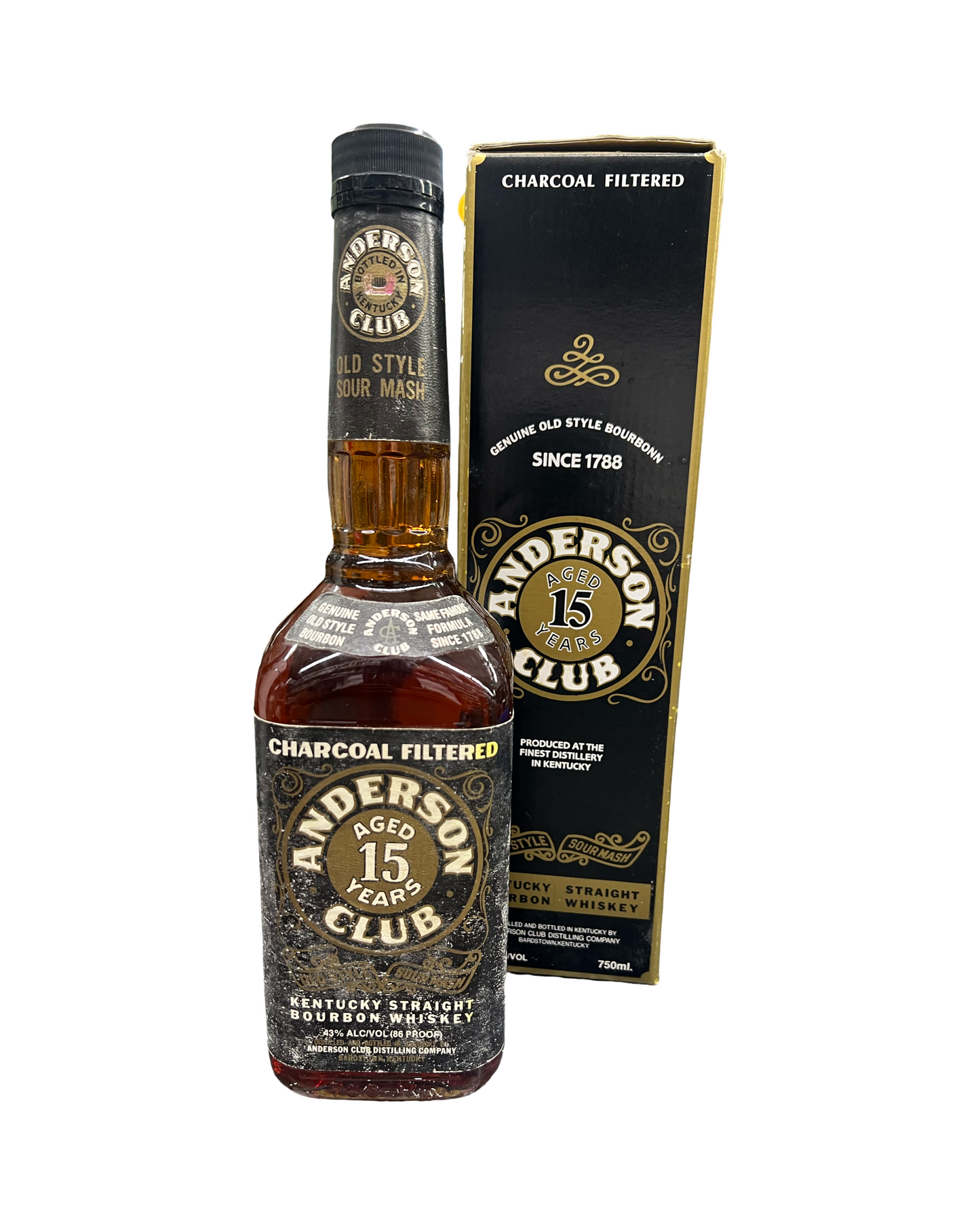 1996 Anderson Club 15 Year Old Kentucky Straight Bourbon Whiskey 750ml