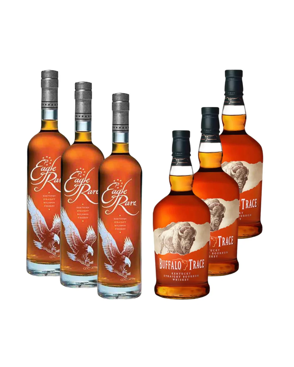Eagle Rare & Buffalo Trace Bourbon 6-Pack