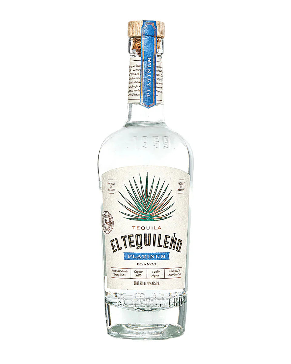 El Tequileno Platino Platinum Tequila 750ml