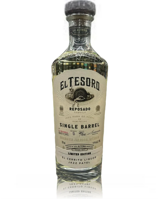 El Tesoro de Don Felipe Single Barrel El Cerrito Liquor Store Pick Reposado Tequila 750ml