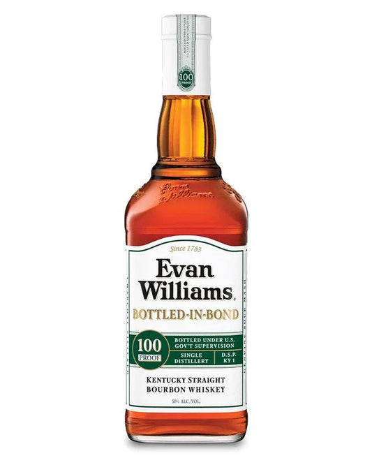 Evan Williams Bottled In Bond 100 Proof Kentucky Straight Bourbon Whiskey 750ml