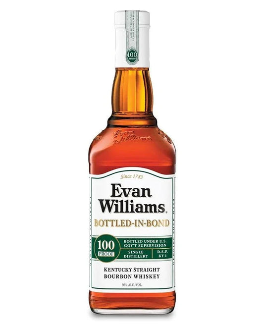 Evan Williams Bottled In Bond 100 Proof Kentucky Straight Bourbon Whiskey 750ml