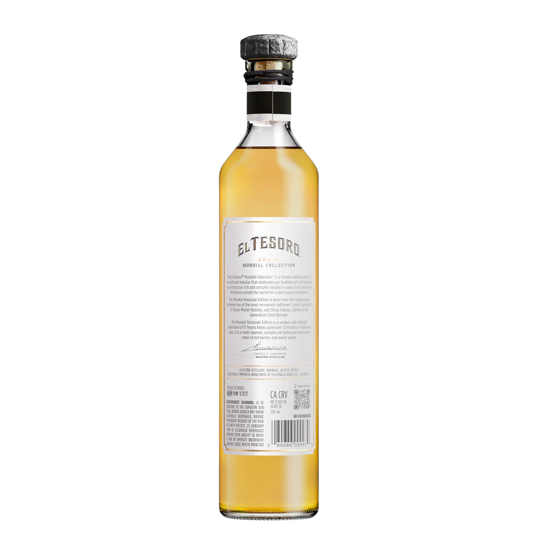 El Tesoro Mundial Anejo Yamazaki Edition Tequila 750ml