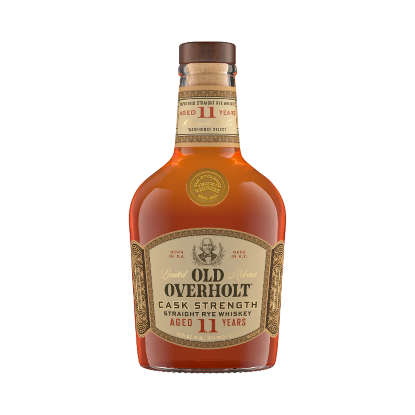 Old Overholt 11 Year Old Cask Strength Rye Whiskey